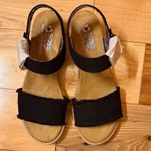 BOBS from Skechers Black Sandals